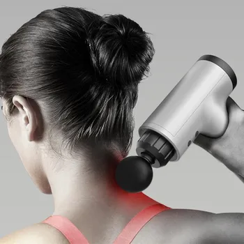 

Free shipping Wholesale Fascia gun muscles relax massage fitness mute electric gun vibration gun