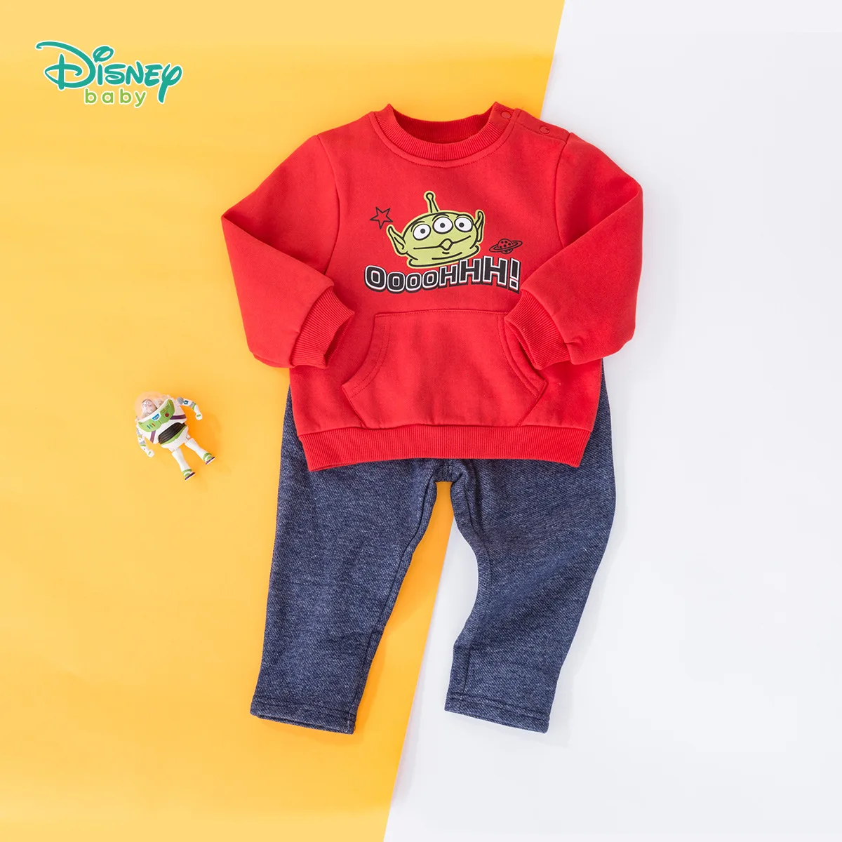 Оригинальная детская одежда Disney для мальчиков теплый флисовый свитер с принтом