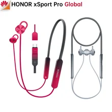 Versão global huawei honor xsport pro am66 som imersivo 18 horas de reprodução de carregamento rápido embutido usb tipo-c emparelhamento instantâneo