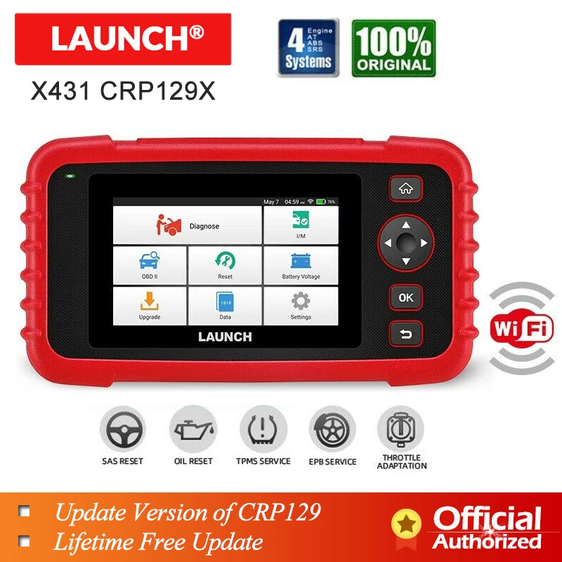 Launch X431 CRP129X OBD2 Диагностический Инструмент OBD EOBD OBD2 сканер Автомобильный сканер для считывания кода launch x431 автомобильные инструменты PK CRP129E