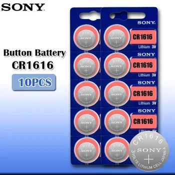 

10Pcs sony 1616 3V 100% Original Lithium Battery For car key watch remote control toy 1616 ECR1616 GPCR1616 Button Battery coin