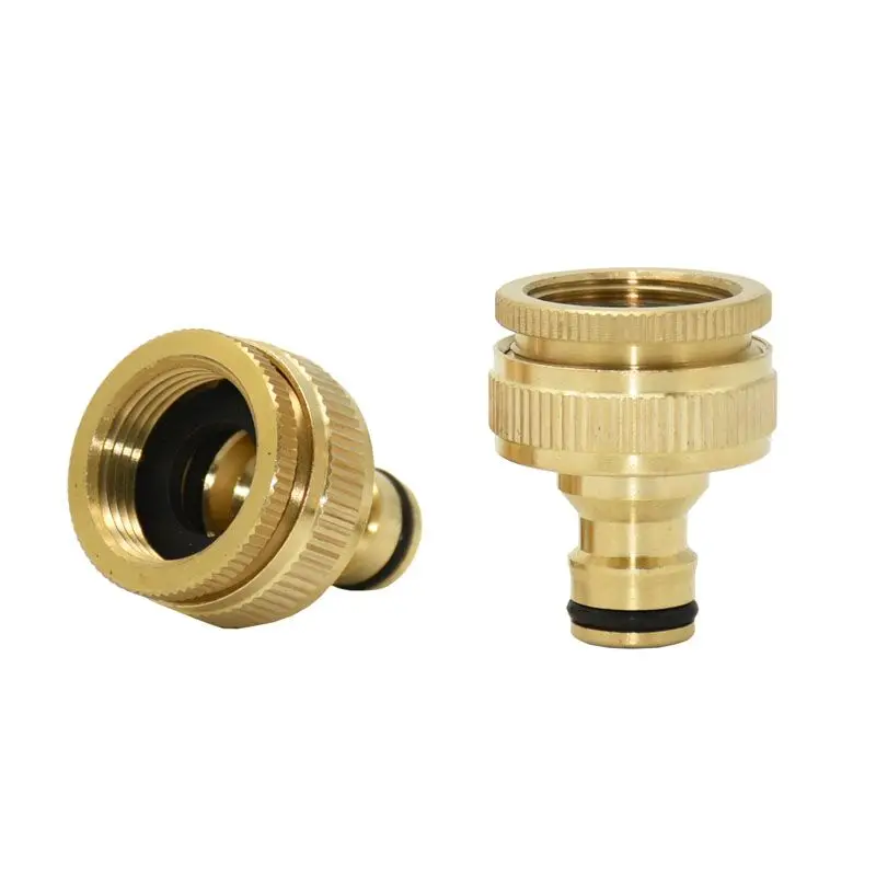 Female 3/4" 1" Brass Quick connector garden Faucet fittings Female garden tap adapter connector copper 1pcs