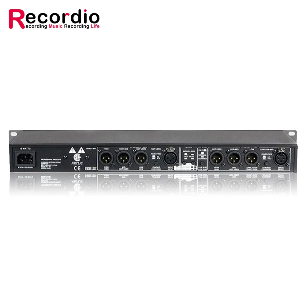 GAX-234XL Professional Sound Peripheral Equipments Stereo 2/3 Way Mono 4-Way 234XL Crossover audio Equalizer XLR Connector sound card audio interface