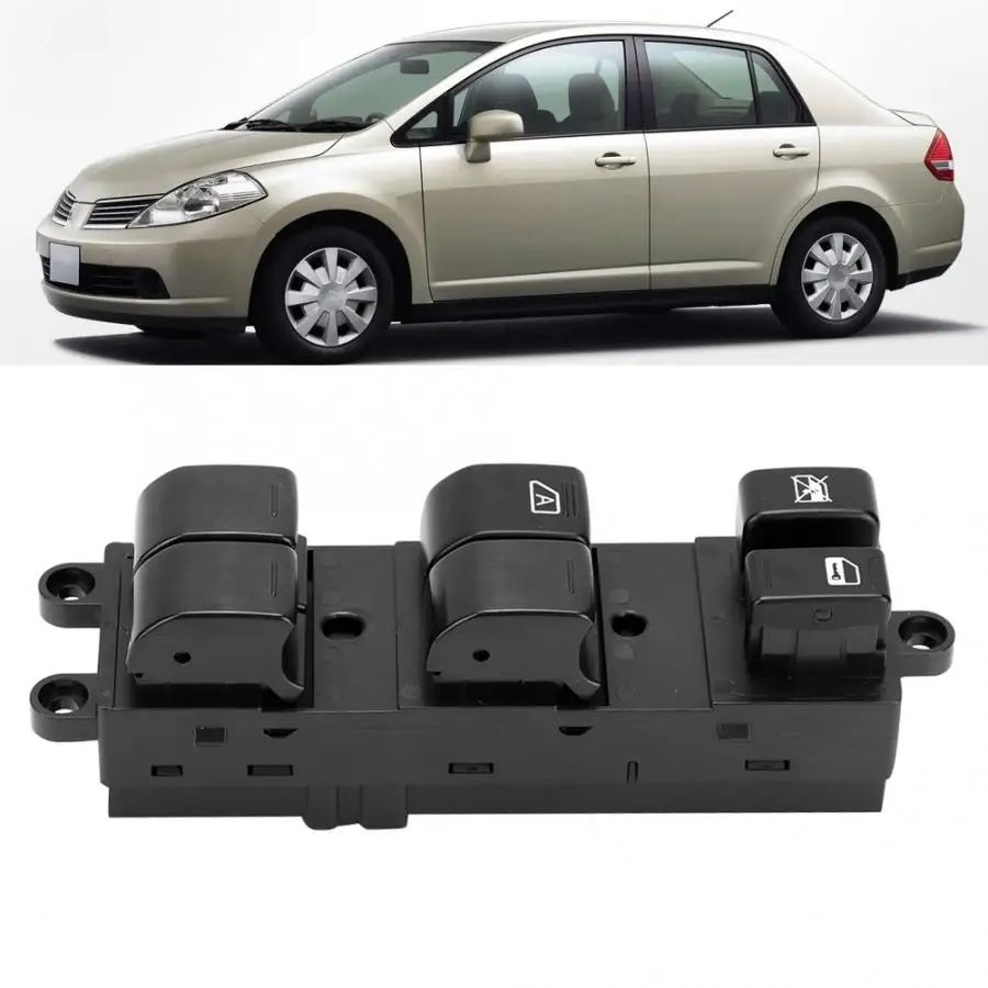 

Car Window Lifter Control Switch Fit for Nissan Tiida C11 SC11 C11Z 25401-1JY0A button start stop car accessories