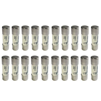 

20 Pcs 1000 VDC Fuse Solar PV Explosion-Proof Fuse Silver - 15A & 16A