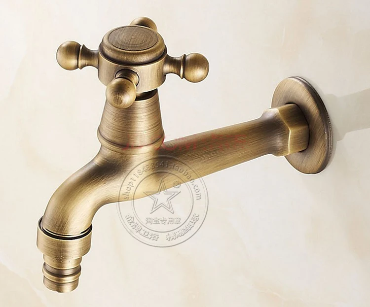 

Solid Brass Golden Polish Bathroom Faucet Vessel Sink Faucet Deck Mounted Mixer Tap Hot and Cold Water