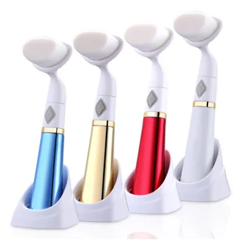 

Ultrasonic Facial Cleanser Devices Blackhead Removal Skin Deep Clean Massage Cleansing Vibrating Face Washing Brush Rechargeable