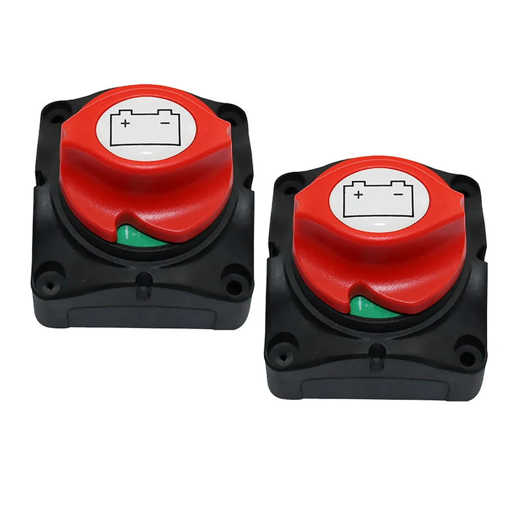 Pair Of Battery Isolator Disconnector For Marine Boat Car RV ATV Vehicles