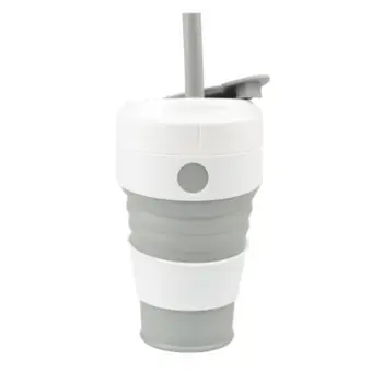 

Folding Bowl Portable Ultra-thin Adjustable Telescopic CollapsibleSilicone Cup Outdoor Home Travel Drinkware Accessory