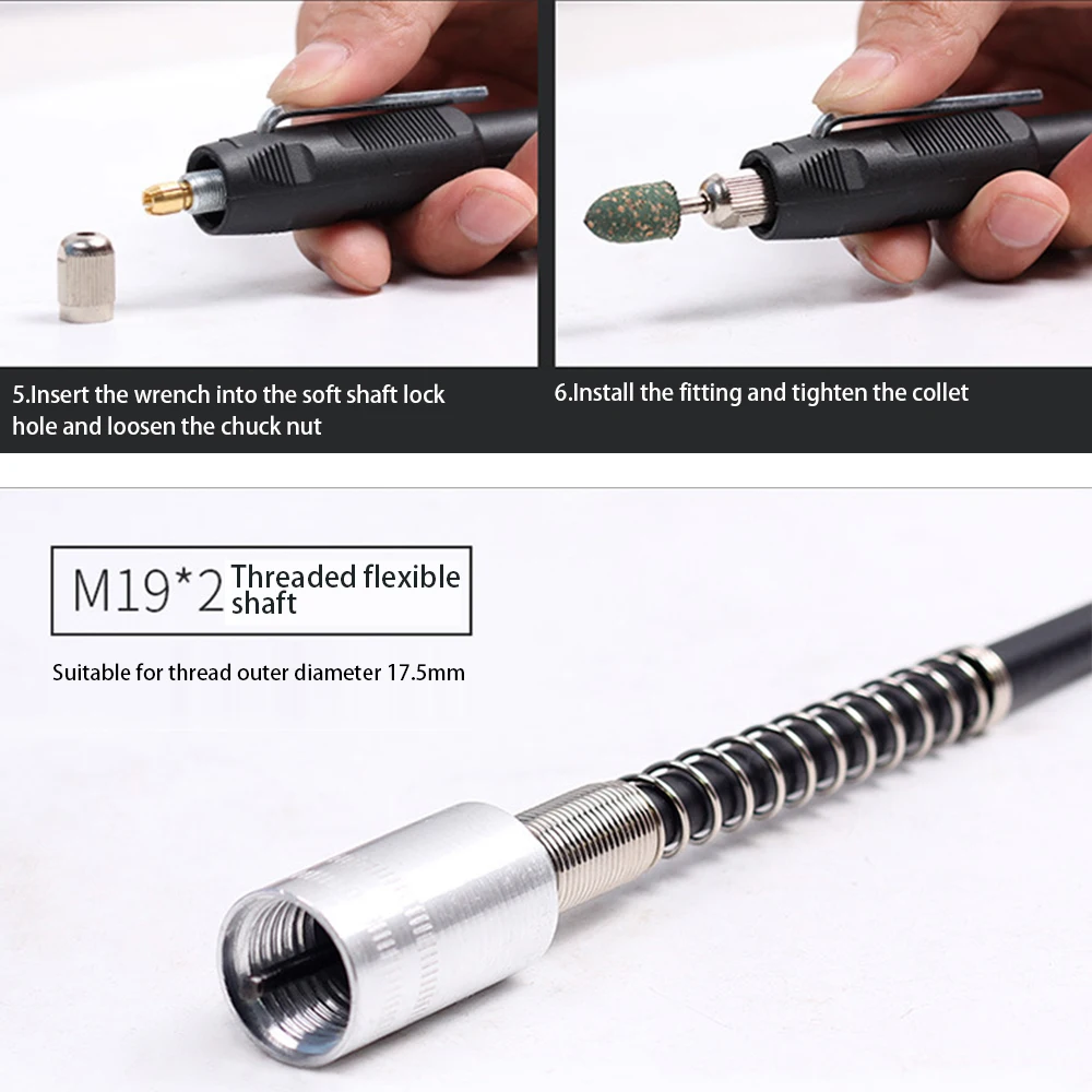 Роторный шлифовальный инструмент для Dremel инструменты сверлильная резьба