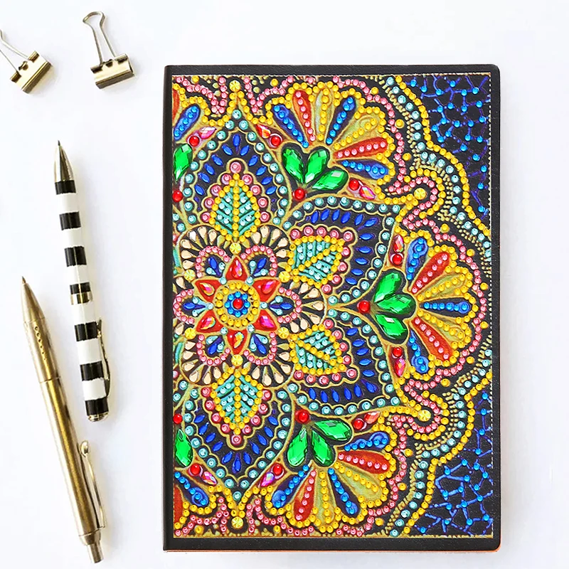 

DIY Creative Special Shaped Diamond Painting Notebook Diary Book A5 Notebook Embroidery Diamond Cross Stitch Craft Gift