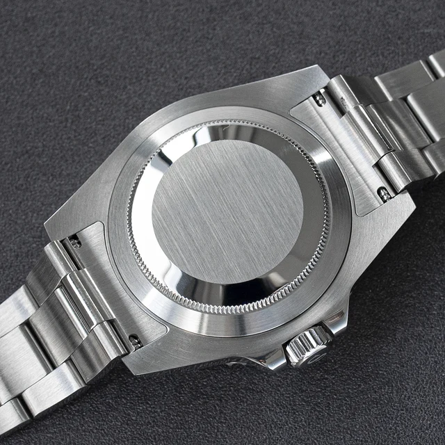 Seestern-Reloj de buceo para hombre, cronógrafo mecánico automático de lujo, movimiento Nh35, bisel de cerámica, calendario luminoso de 20ATM 5