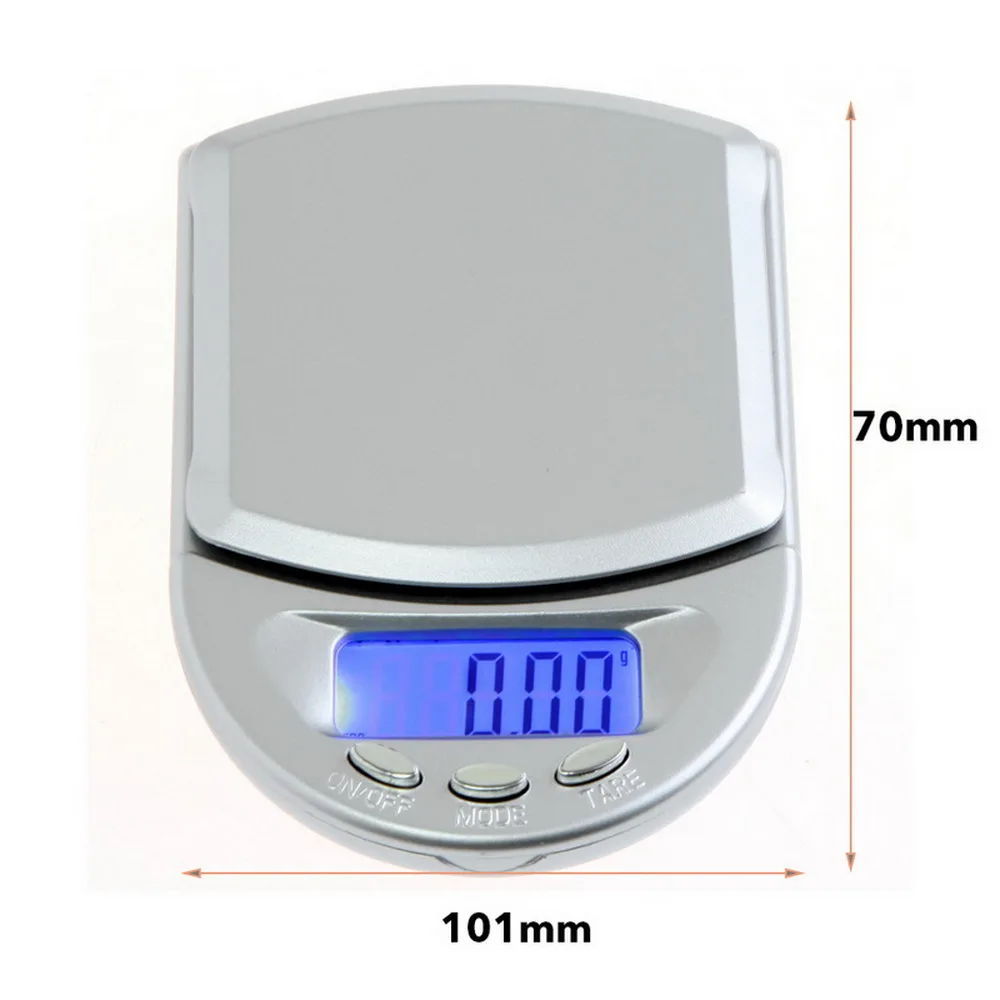 Portable Digital Scale Mini Pocket Scale With Backlight Gram Weighing Balance Mini Electronic Scale Portable Digital Scale ABS
