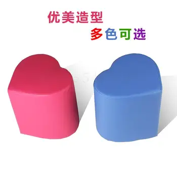 

Heart-shaped Fashion Shoe Bench Stool Solid Wood Stool Leather Art Sofa Stool Coffee Table Stool Pier Child Toy Stool Home
