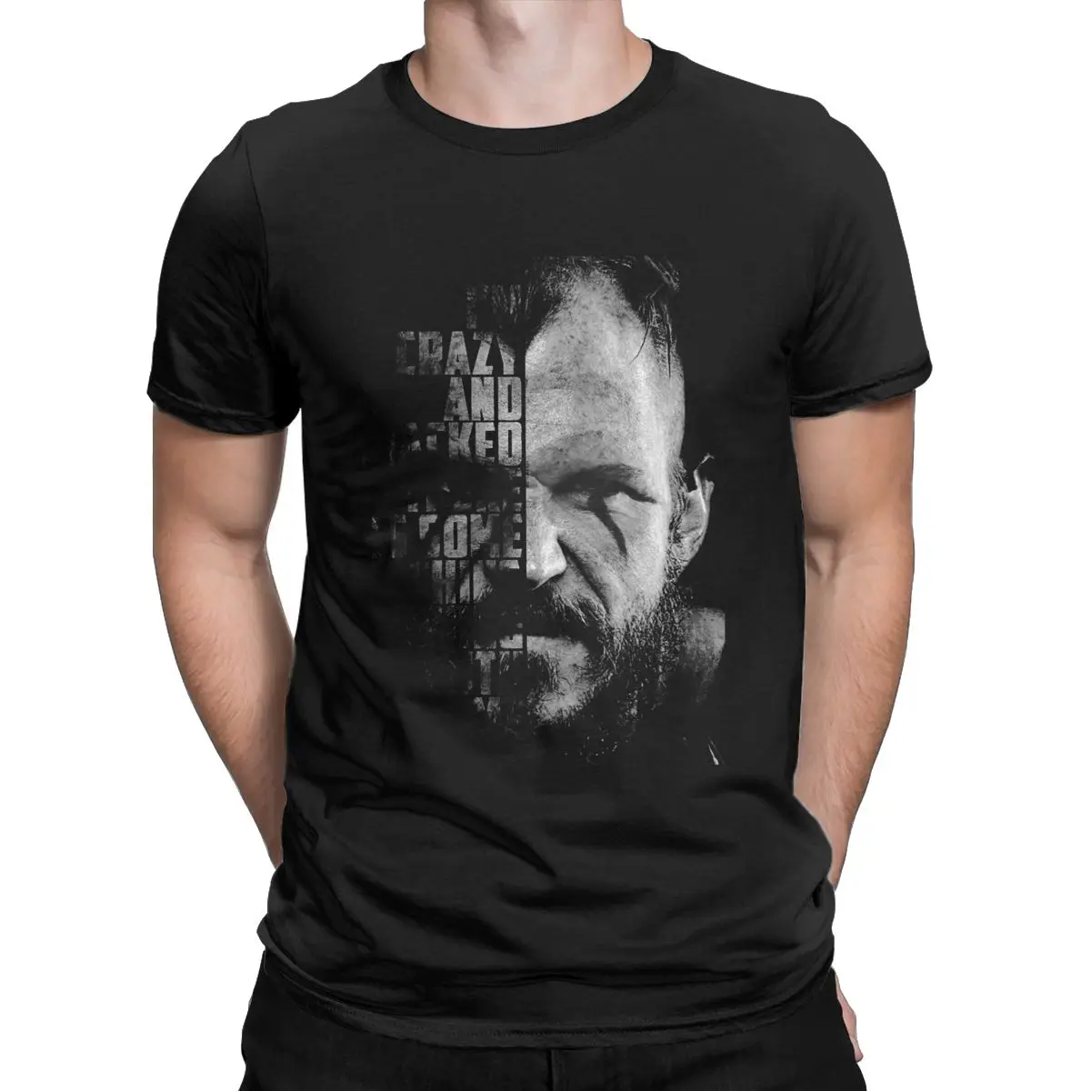 T Shirt Manches Courtes Col Rond Homme Estival Et Humoristique Viking Valhalla Floki Citation Odin Aliexpress