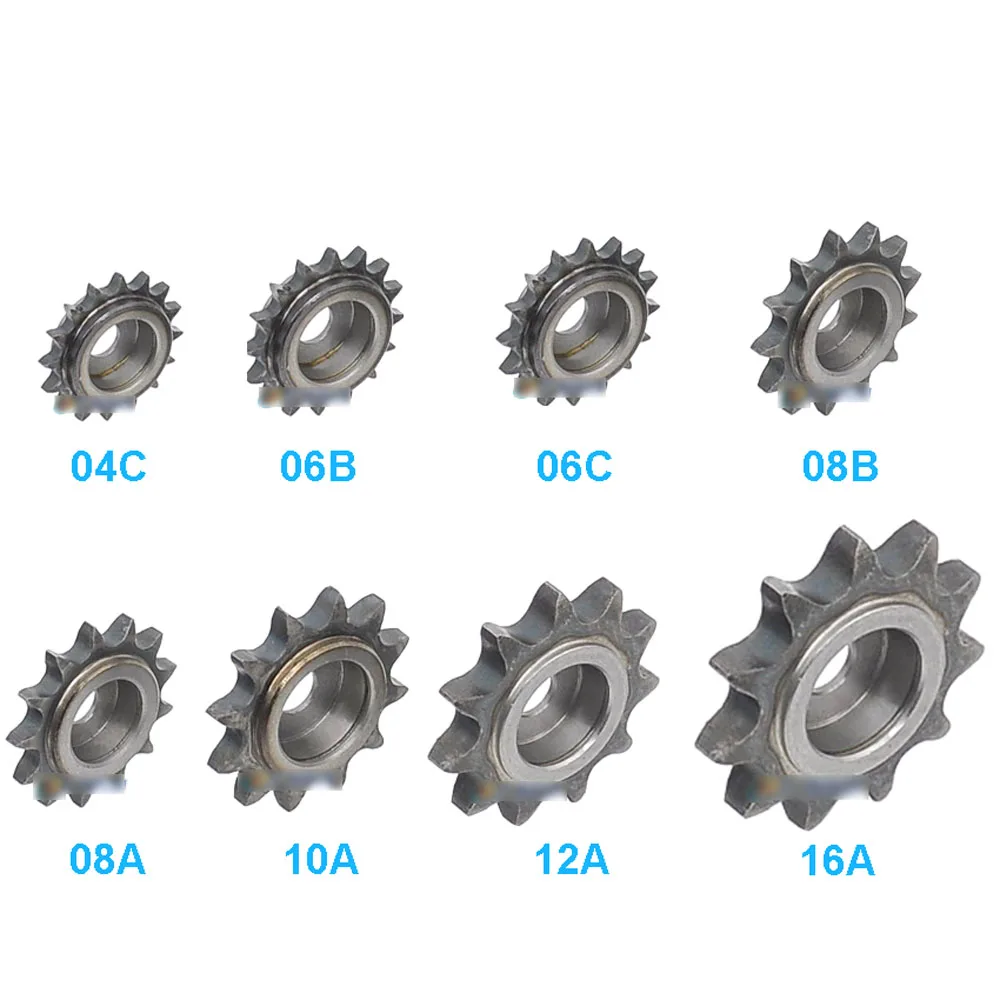 04C 15T Bore 8mm 15 Teeth Pitch 6.35mm 1/4 Industry Transmission Driving Single Sprockets Engine for Motor 