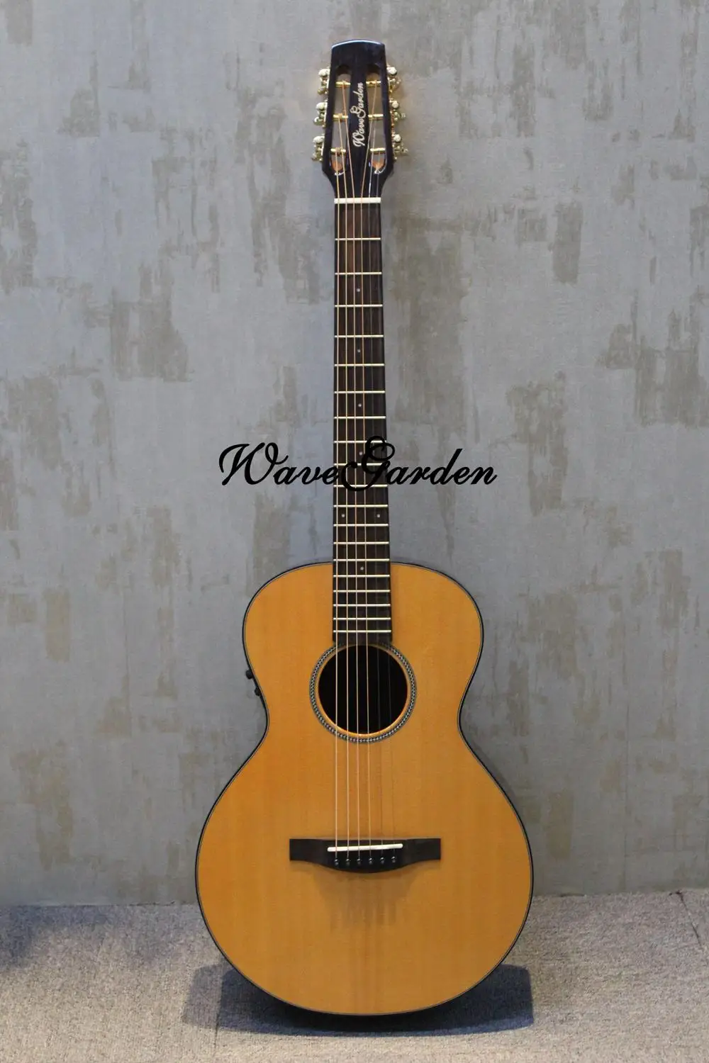Professional China guitarra Acoustic guitar 36 inch Baby travel Spruce top Solid Wood musical Stringed instruments steel strings