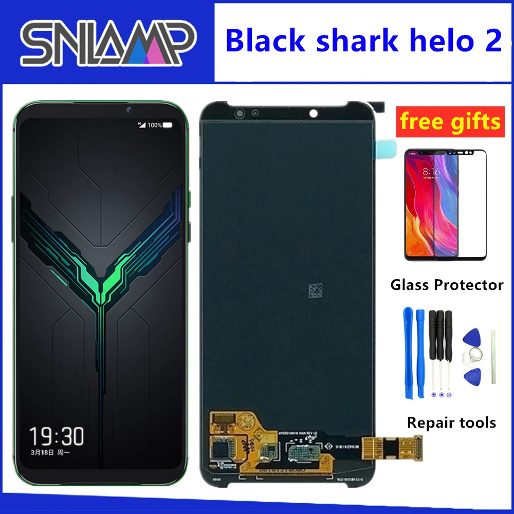 

For Xiaomi Black Shark Helo 2 Lcd Screen Display+Touch Digitizer Assembly Replacement Parts For Xiaomi BlackShark Helo 2 Lcd