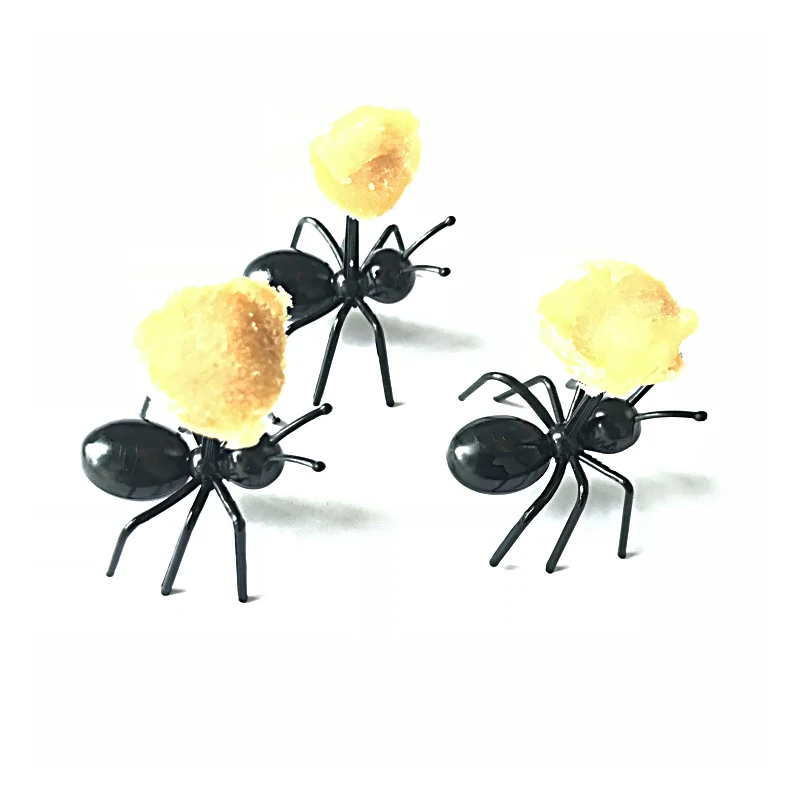 

Party Series Ant Toothpicks Industrious Horse Ant Fruit Fork Pack Food Picks for Kids Serving Forks Dessert Fork 12 opps