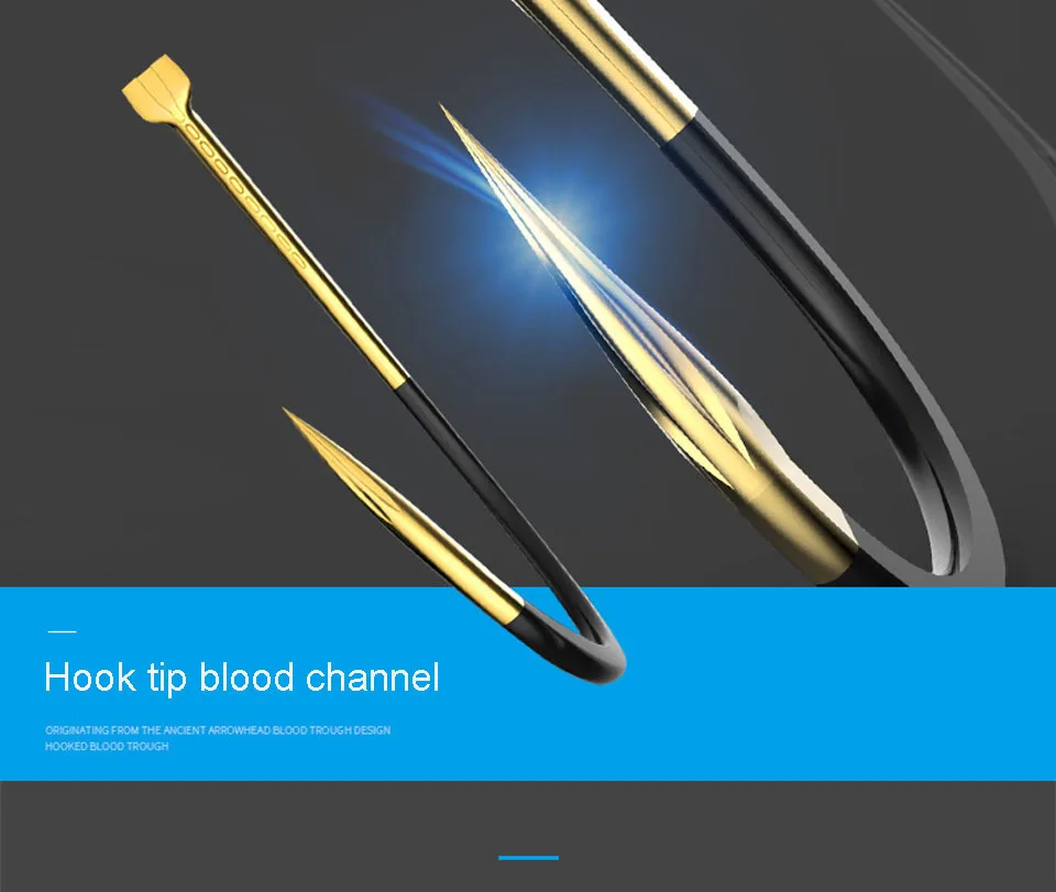 Description Picture 5 of itemWALK FISH 20PCS Fishing Hook Single Fishhook Fishing Accessories Supplies Lures Carp Fishing Tackle Barbed Colored Tungsten