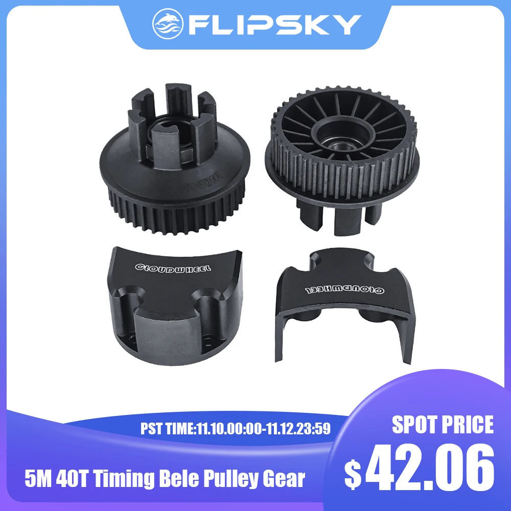 

Wheel Pulley Kits 5M-40T For CLOUDWHEEL Discovery Version | DIY Electric Skateboard Wheels Flipsky