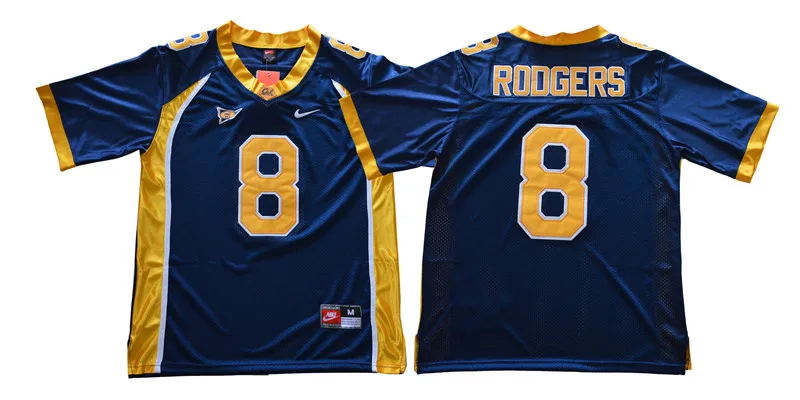 Мужские Калифорния Golden Bears Roogers 8 Майки