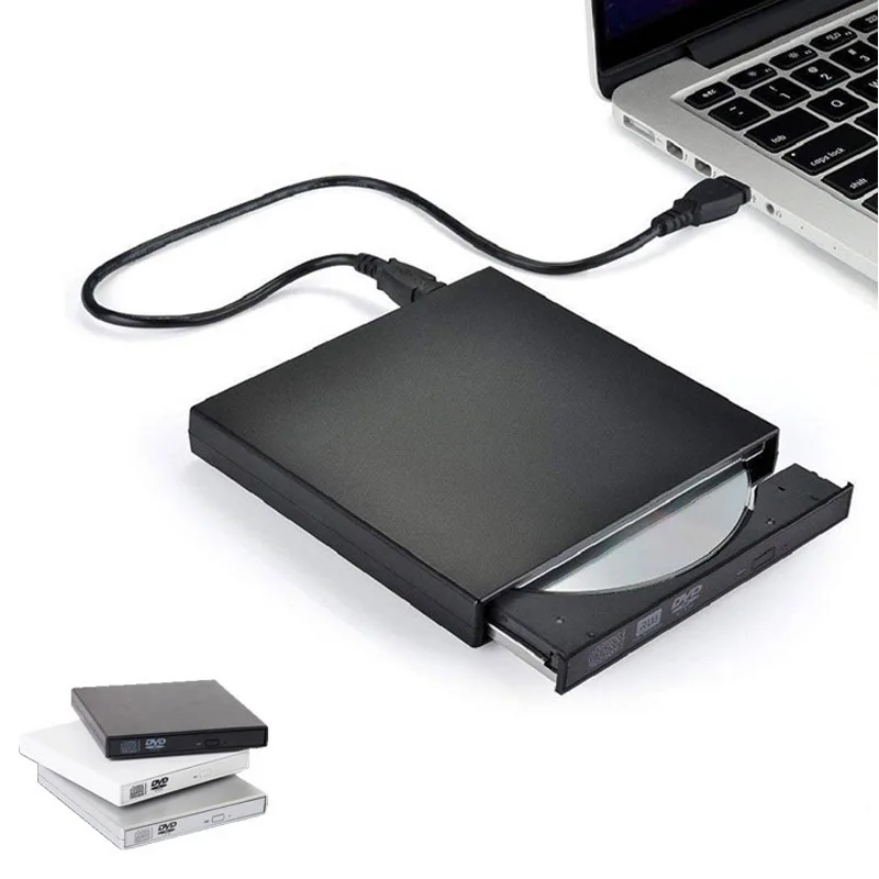 

External DVD disc drive USB 2.0 high-speed DVD-ROM player CD-RW burner External optical drive for desktop laptop Windows