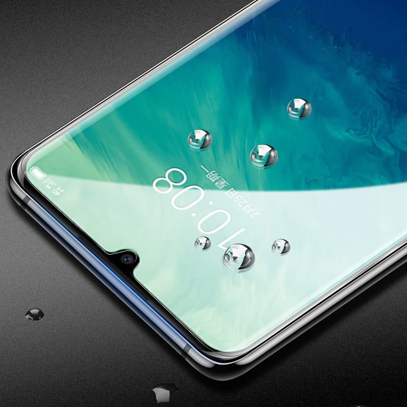 9H изогнутое полное покрытие защита закаленное стекло для zte Axon 10 Pro экрана