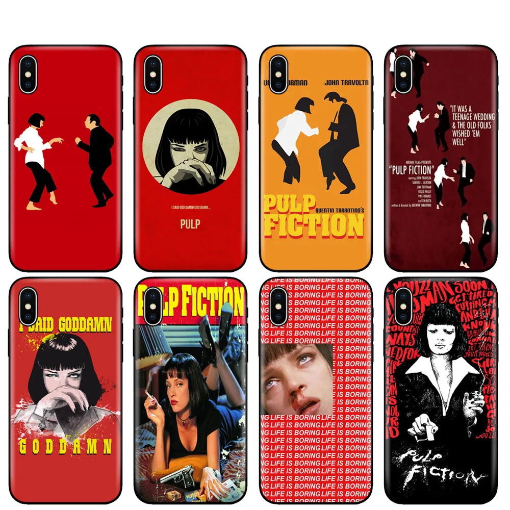 Черный чехол из ТПУ для iphone 5 5s se 6 6s 7 8 plus x 10 силиконовый XR XS 11 pro MAX с надписью
