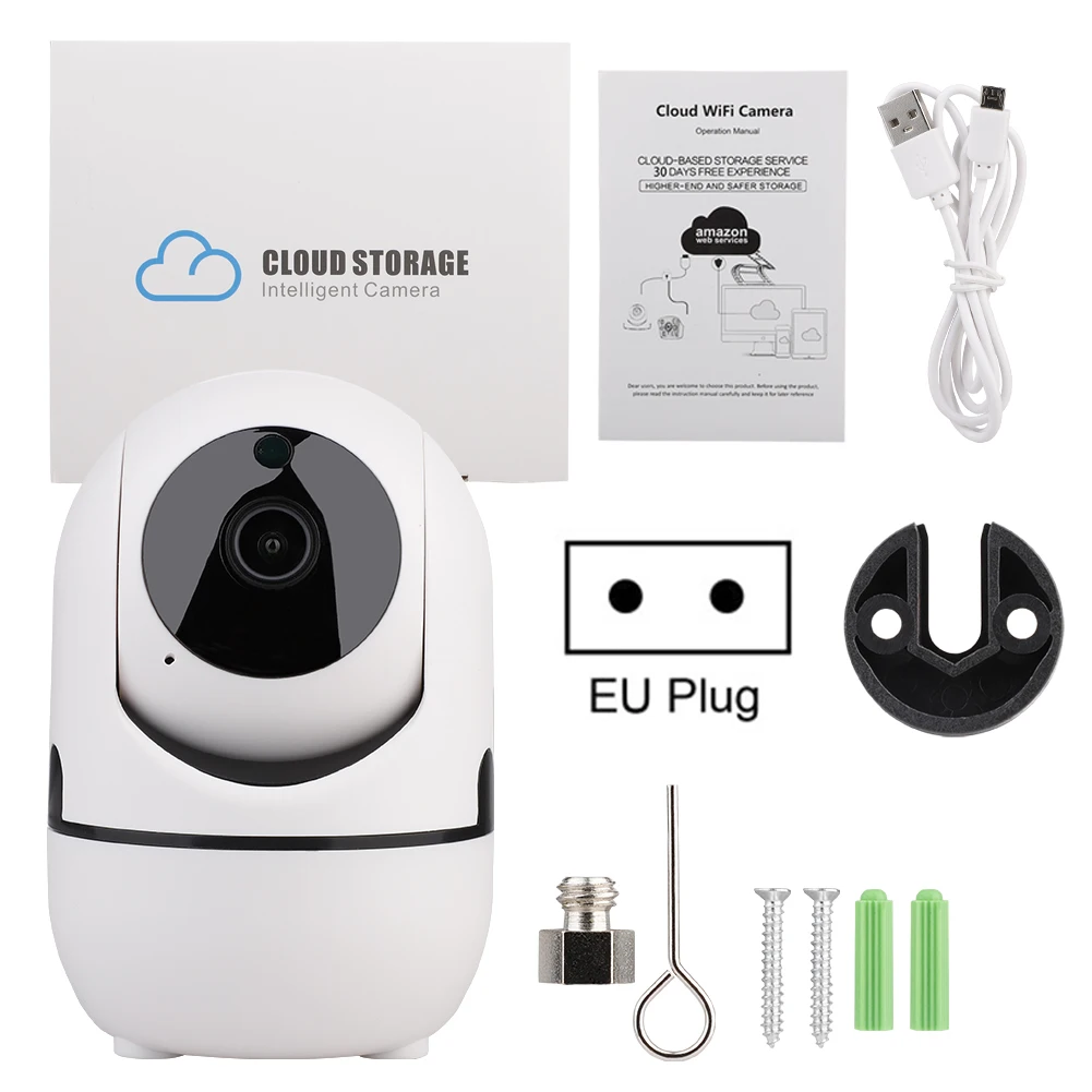 1080P Облако IP Камера Беспроводной детские для слежки за домашней безопасностью наблюдения камера с автоматическим отслеживанием сетевая