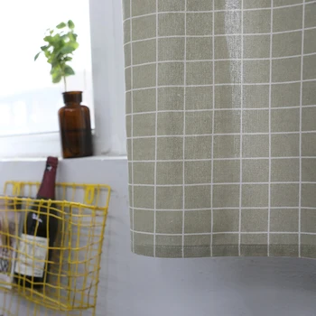 

Lychee Plaid Window Blackout Curtain Printed Shade Curtains for Living Room Bedroom Window Curtain Drape