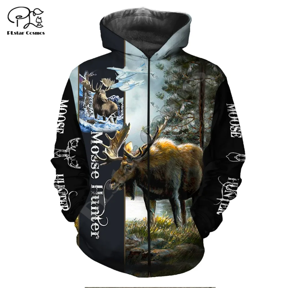 beautiful-moose-3d-all-over-printed-clothes-ja0315-zipped-hoodie