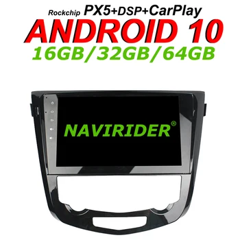 

Navirider GPS navigation For Nissan Qashqai X-trai II full touch Car android 10 8core 64gb rom radio bluetooth player stereo