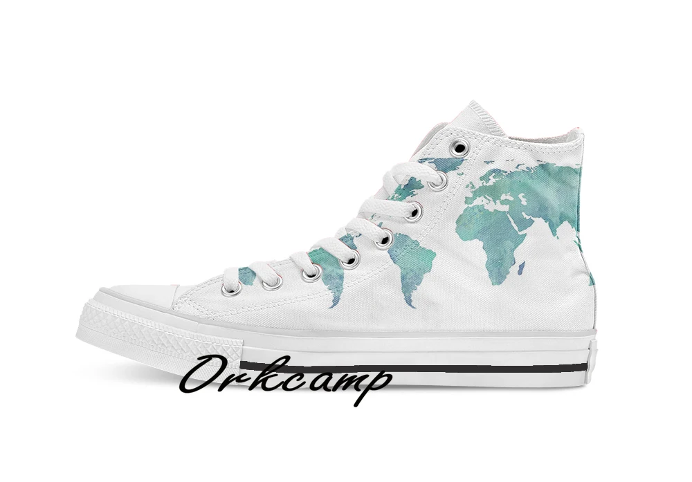 turquoise canvas shoes