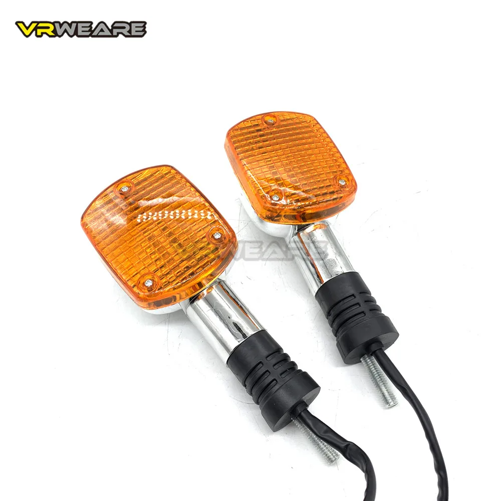 Set Of 4 Amber Turn Signal Lights For Honda Motorcycles - Fits Magna, Rebel, Shadow, VTX