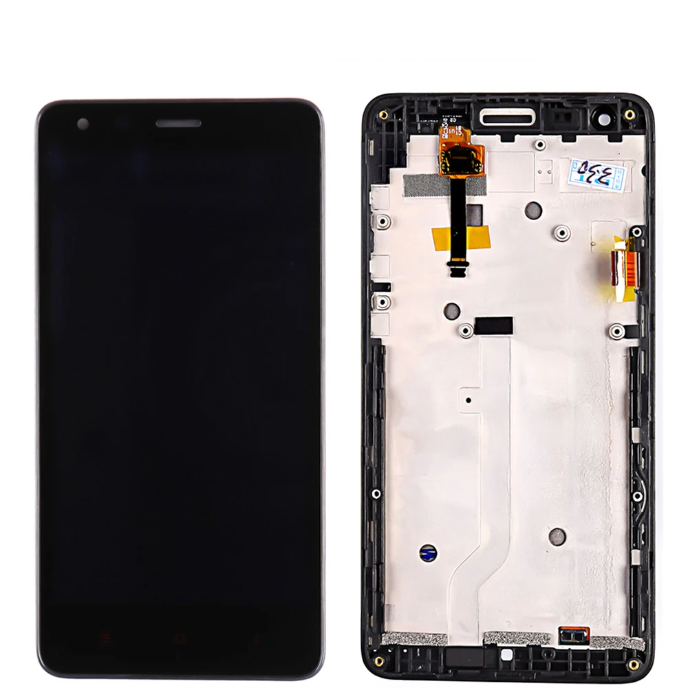 Дешево Оригинальный 4,7 font b lcd b font для Xiaomi Redmi 2 font b lcd b font дисплей кодирующий преобразователь сенсорного экрана в сборе рамка для Redmi 2A 2 Pro font b lcd b font Замена
