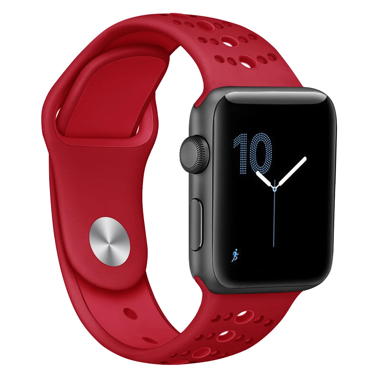 Стильный ремешок для Apple Watch 38 мм 42 мм iWatch 4 ремешок 44 мм 40 мм спортивный силиконовый браслет correa iwatch 5 4 3 2 аксессуары