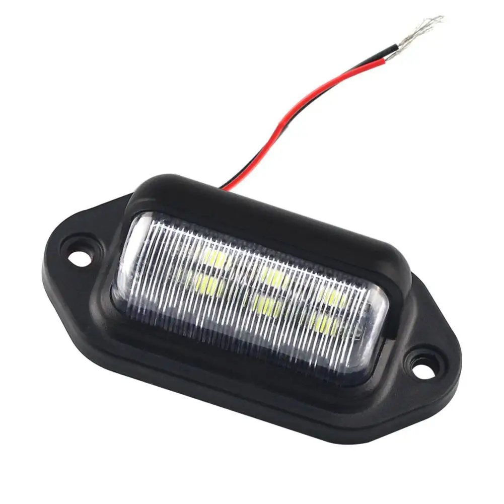 TWISTER. CK 2 шт 6LED 12-24V светильник номерного знака автомобиля лодки грузовика прицепа шаг лампы