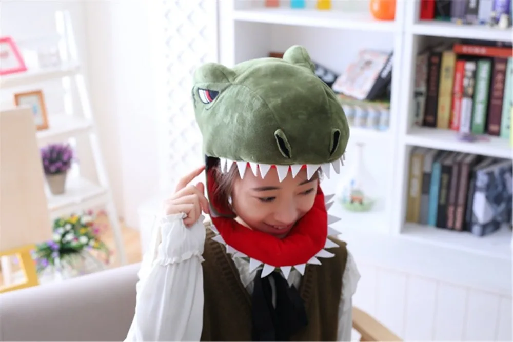 1 шт., креативная Акула, забавная шляпа, мягкая плюшевая игрушка, имитация Кита, животное, плюшевая кукла, ребенок, подарок на Рождество, день рождения, забавный подарок