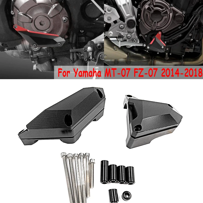 Engine Cover Slider Frame Protector Crash Pads Guard For Yamaha MT-09 FZ09 13-17 Engine Cover Slider Frame Protector Crash Pads Guard For Yamaha MT-09 FZ09 13-17