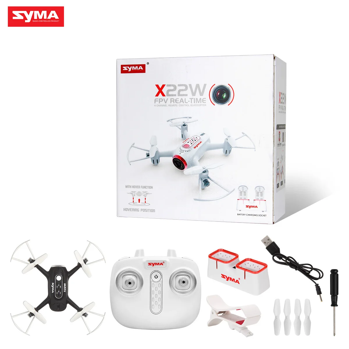 SYMA X22W RC Самолет в режиме реального времени Трансмиссия квадрокоптера мини-Дрон 640*480P Wifi передача изображения RC вертолет игрушки для детей