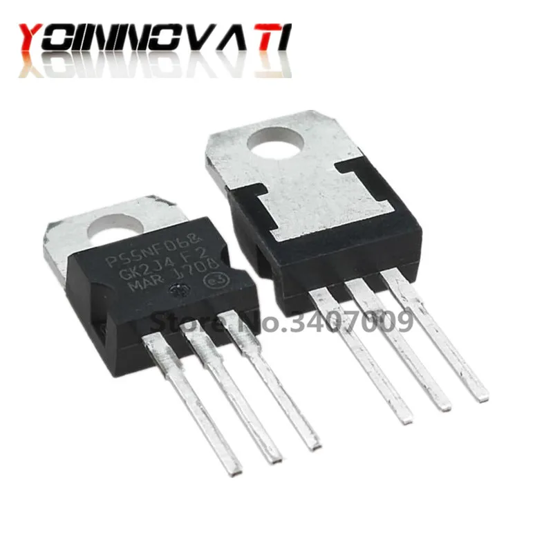 10PCS STP55NF06 TO-220 P55NF06 MOSFET N-Ch 60 Volt 55 Amp | Обустройство дома
