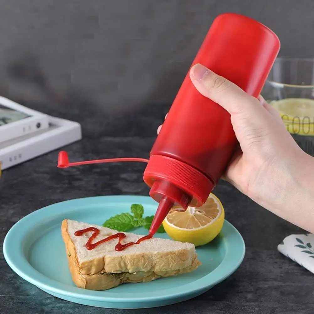 

12Pcs 200ml Kitchen Squeezing Bottle Condiment Sauce Vinegar Ketchup Dispenser Kitchen Gadgets Spice Container