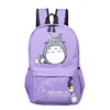 Anime Cute Totoro Cat Action Figure Printed Canvas Cartoon Teenager Girls Shoulder Bags Large Capacity Knapsack Travel Backpack ► Photo 2/6