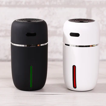 

5pcs/lot USB Air Humidifier 200ML Car Aroma Essential Oil Diffuser Desktop Mini Humidifier Home Mist Maker Fogger With Lights