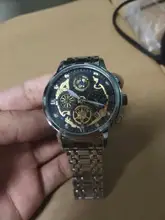 Reloj deportivo de lujo para hombre, cronógrafo de cuarzo, de acero inoxidable, marca superior, a la moda, resistente al agua, nuevo, 2021