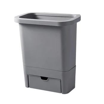 

Kitchen Cabinet Door Hanging Trash Garbage Bin Can Rubbish Container Kitchen Accessories HFing