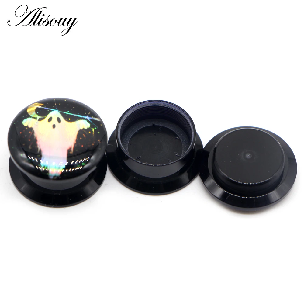 Acrylic Screw Punk Ear Gauges Plugs Ear Expanders Double Flared Stretcher Tunnel Piercing Body Jewelry 2pc piercing jewelry ear piercing jewelry body piercing jewelry body jewelry