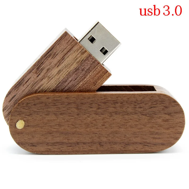 Without box TEXT ME, usb3.0, свадебная фотография, 360 градусов, грецкий орех, деревянный+ коробка, usb флеш-накопитель, флешка, 4 ГБ, 8 ГБ, 16 ГБ, 32 ГБ, деревянный - Цвет: Without box