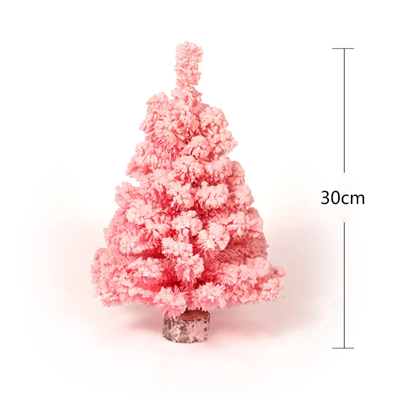 Artificial Christmas Tree Pink Xmas Holiday Party Decorations Decor 30cm Tall